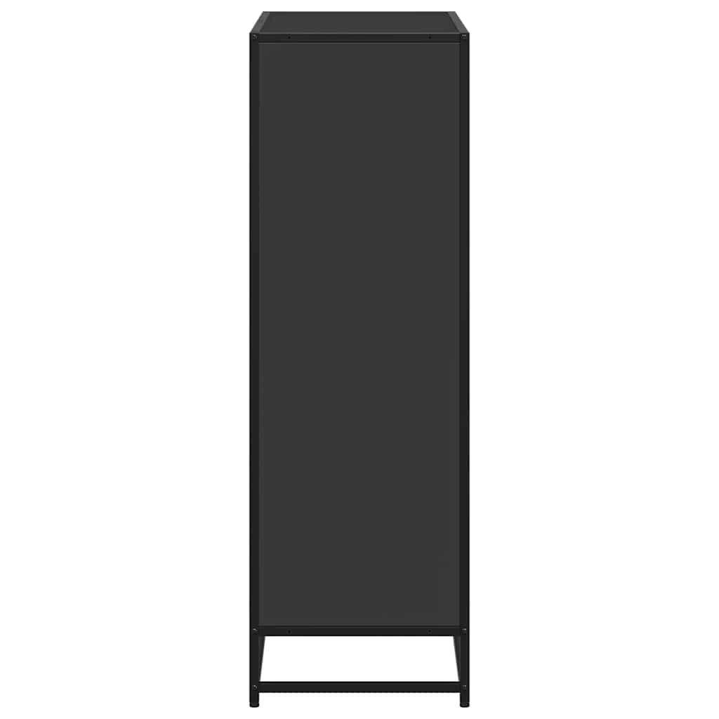 vidaXL Βιβλιοθήκη Μαύρο 80,5x35x107,5 εκ. από Επεξεργασμένο Ξύλο