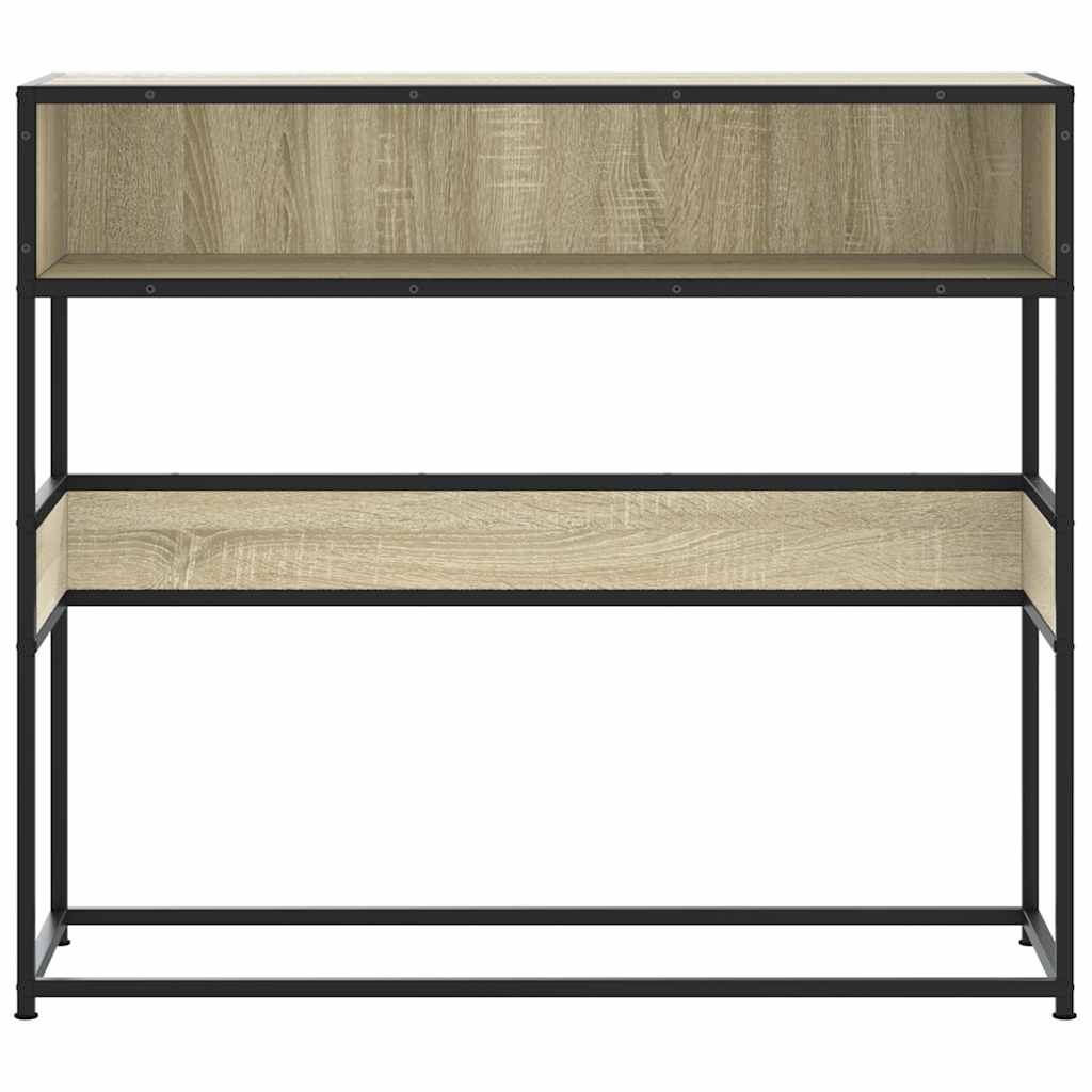 vidaXL Τραπέζι Κονσόλα Sonoma Δρυς 90x35x80 εκ. Επεξεργασμένο Ξύλο