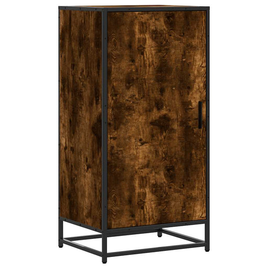 vidaXL Παπουτσοθήκη Καπνιστή Δρυς 48x38x97,5 εκ. Επεξεργασμένο Ξύλο