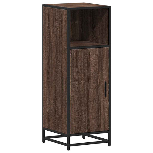 vidaXL Ντουλάπι μπάνιου καφέ δρυς 35x37,5x100 cm