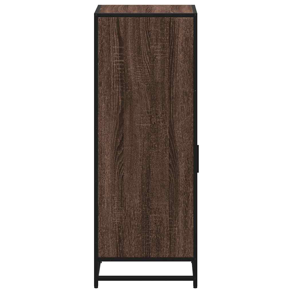 vidaXL Ντουλάπι μπάνιου καφέ δρυς 35x37,5x100 cm