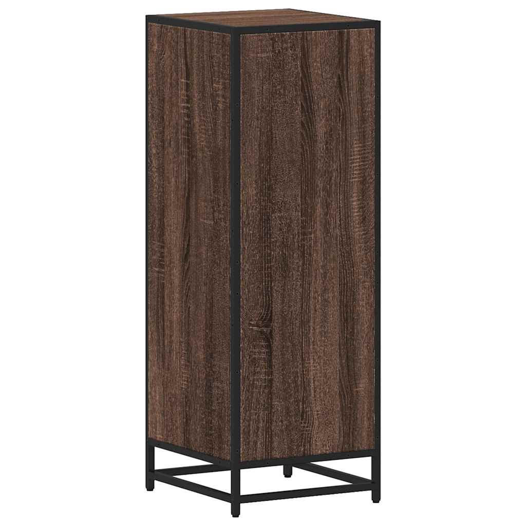 vidaXL Ντουλάπι μπάνιου καφέ δρυς 35x37,5x100 cm