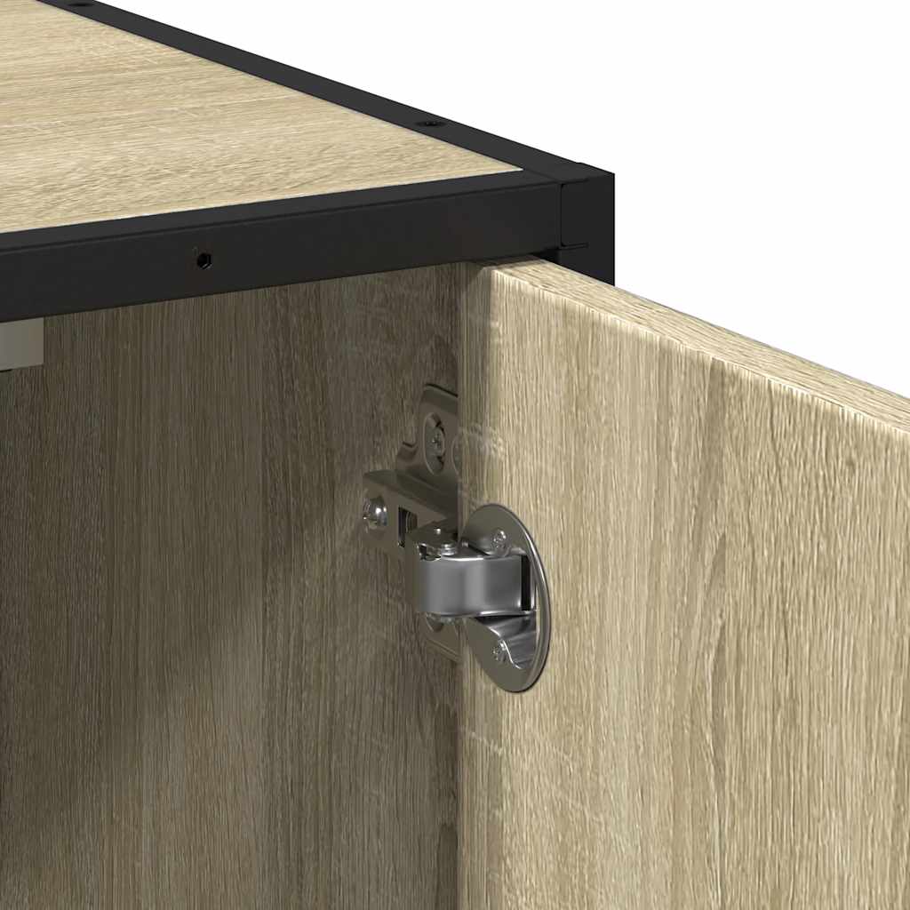 vidaXL Ντουλάπι Νιπτήρα Μπάνιου Sonoma Δρυς 65x33x60 εκ. Επεξ. Ξύλο