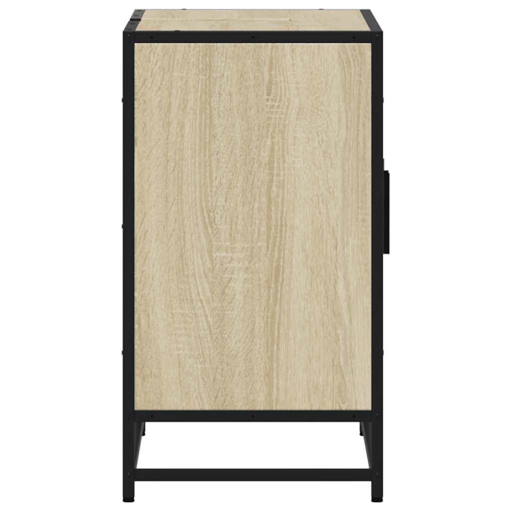 vidaXL Ντουλάπι νιπτήρα μπάνιου Sonoma Oak 90x33x60 cm