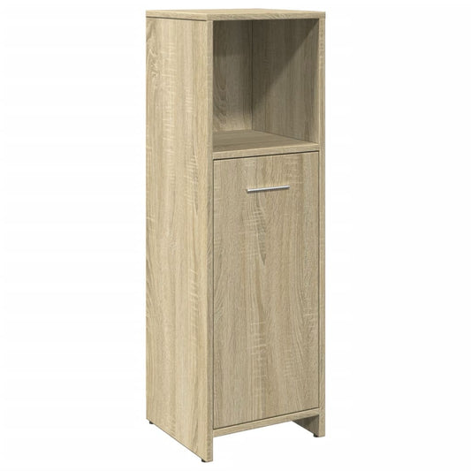 vidaXL Στήλη Μπάνιου Sonoma Δρυς 30 x 30 x 95 εκ. Επεξεργασμένο Ξύλο