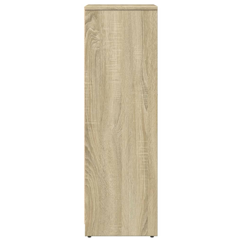 vidaXL Στήλη Μπάνιου Sonoma Δρυς 30 x 30 x 95 εκ. Επεξεργασμένο Ξύλο