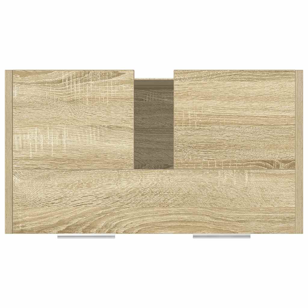 vidaXL Ντουλάπι Νιπτήρα Μπάνιου Sonoma Δρυς 60x33x60 εκ. Επεξ. Ξύλο
