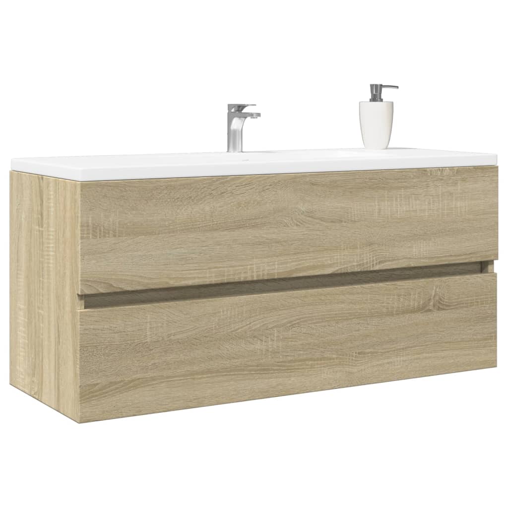 vidaXL Ντουλάπι Νιπτήρα Μπάνιου Sonoma Δρυς 100x38,5x45 εκ. Επεξ. Ξύλο