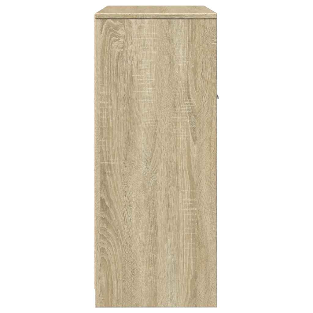vidaXL Ντουλάπι Μπάνιου Sonoma Δρυς 60 x 33 x 80 εκ. από Επεξ. Ξύλο
