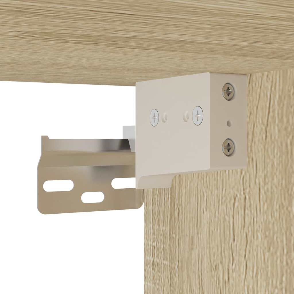 vidaXL Ντουλάπι Μπάνιου με Καθρέφτη Sonoma δρυς 80x38,5x45 εκ.