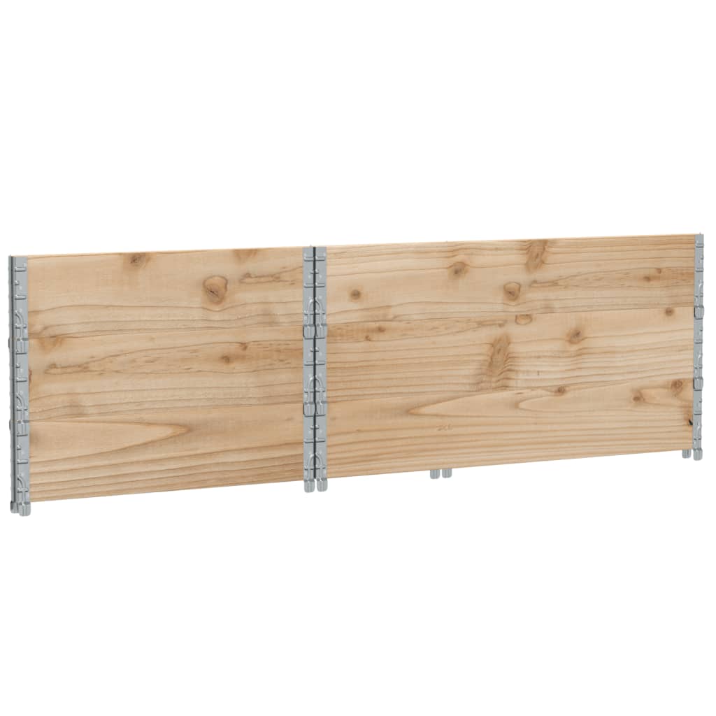 vidaXL Ζαρντινιέρα Κήπου Λευκό 120 x 80 εκ. από Μασίφ Ξύλο Πεύκου