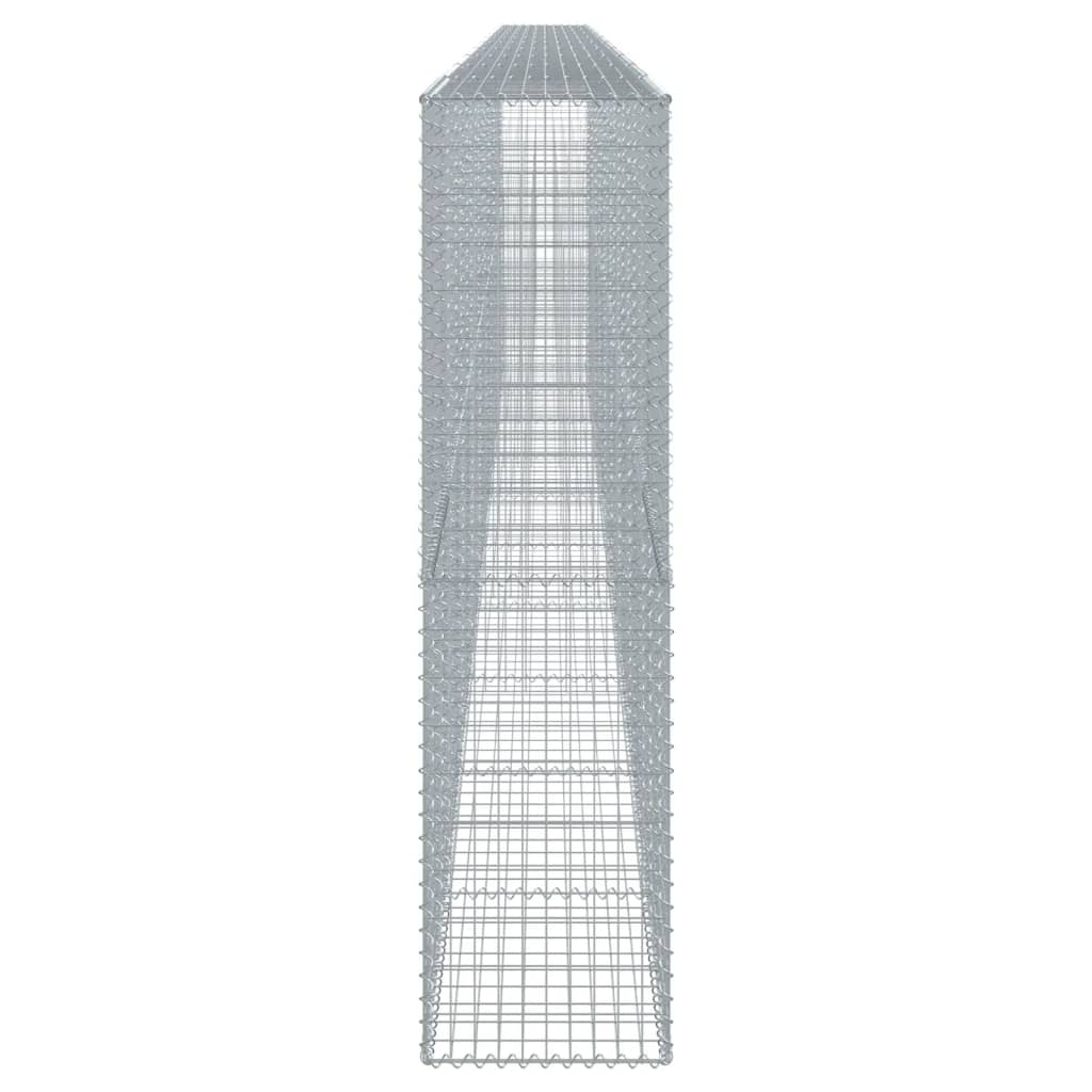 vidaXL Συρματοκιβώτιο με Κάλυμμα 1000x50x200εκ από Γαλβανισμένο Χάλυβα