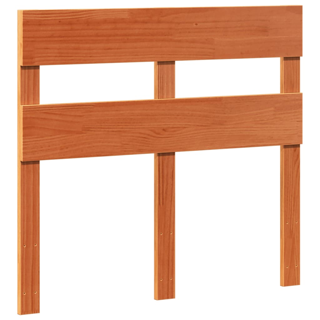vidaXL Σκελετός Κρεβ. Χωρίς Στρώμα Καφέ Κεριού 90x200 εκ Μασίφ Πεύκο