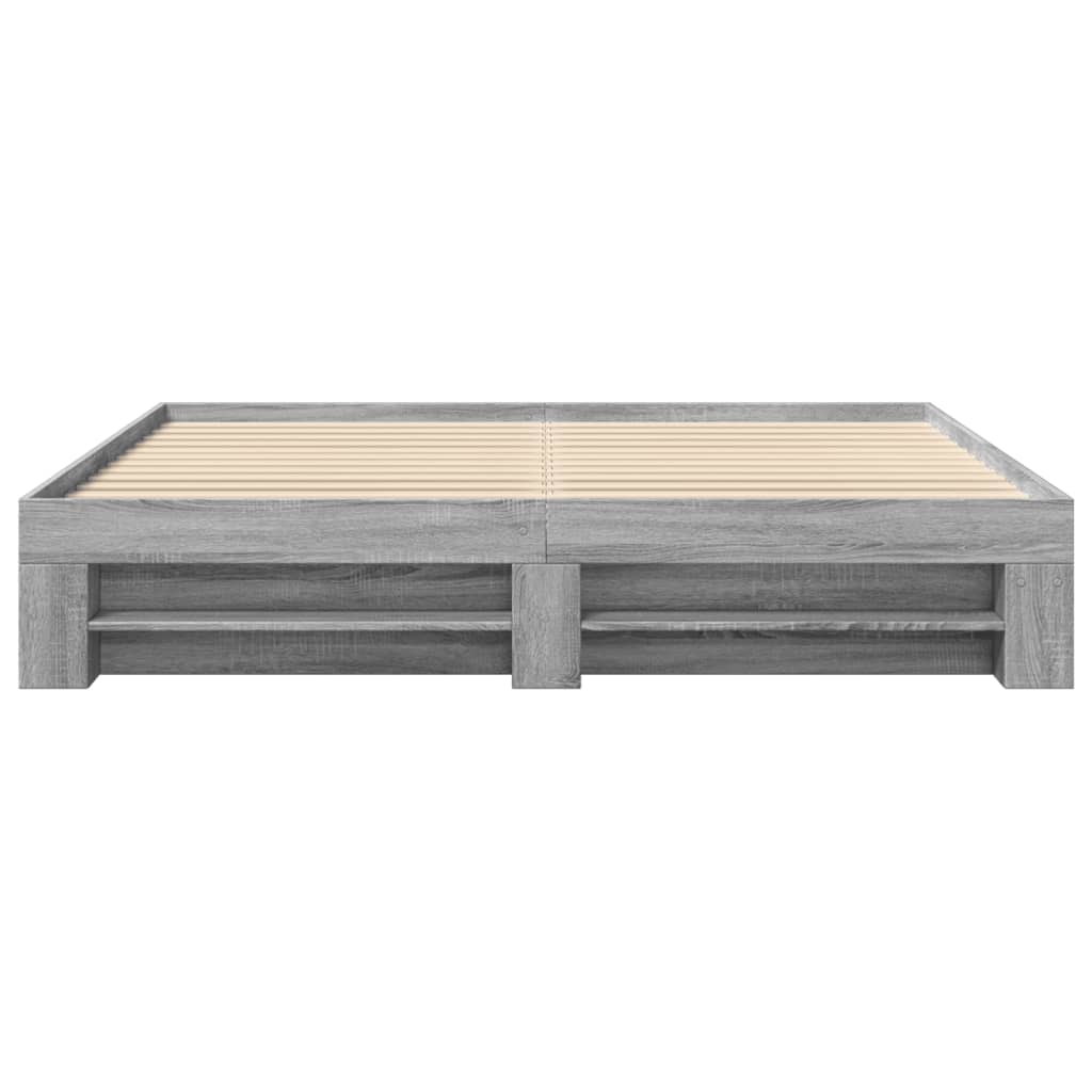 vidaXL Πλαίσιο κρεβατιού χωρίς στρώμα 180x200 εκ. Επεξεργασμένο Ξύλο