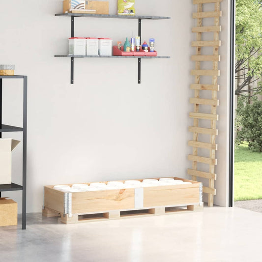 vidaXL Κολάρα Παλέτας 150x50 εκ. από Μασίφ Ξύλο Πεύκου