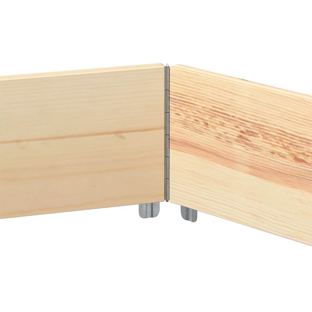 vidaXL Ζαρντινιέρα Εξάγωνη 160x160 εκ. από Μασίφ Ξύλο Πεύκου