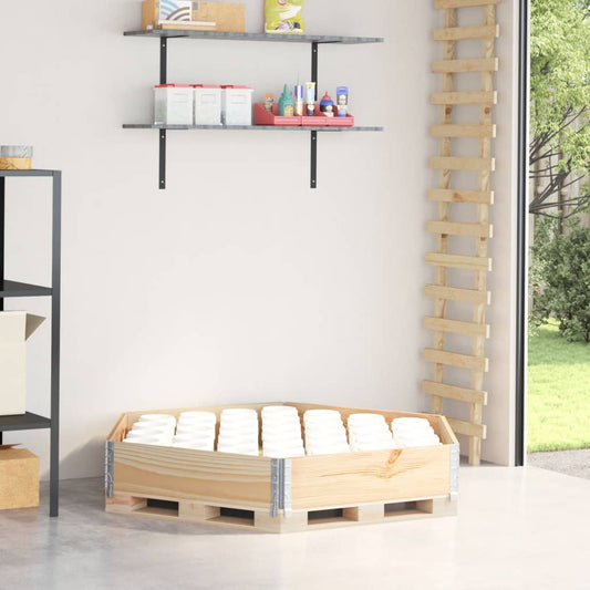 vidaXL Ζαρντινιέρα Εξάγωνη 160x160 εκ. από Μασίφ Ξύλο Πεύκου