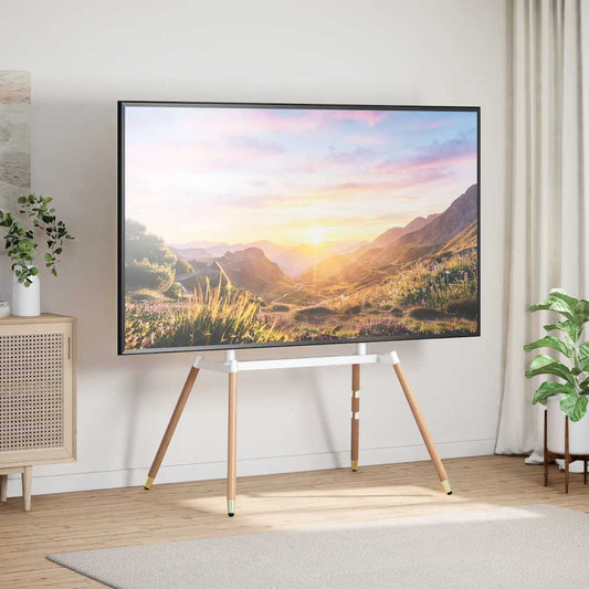 vidaXL Βάση Τηλεόρασης Καβαλέτο για Οθόνη 37-86'' VESA 400x600χιλ 60 κ