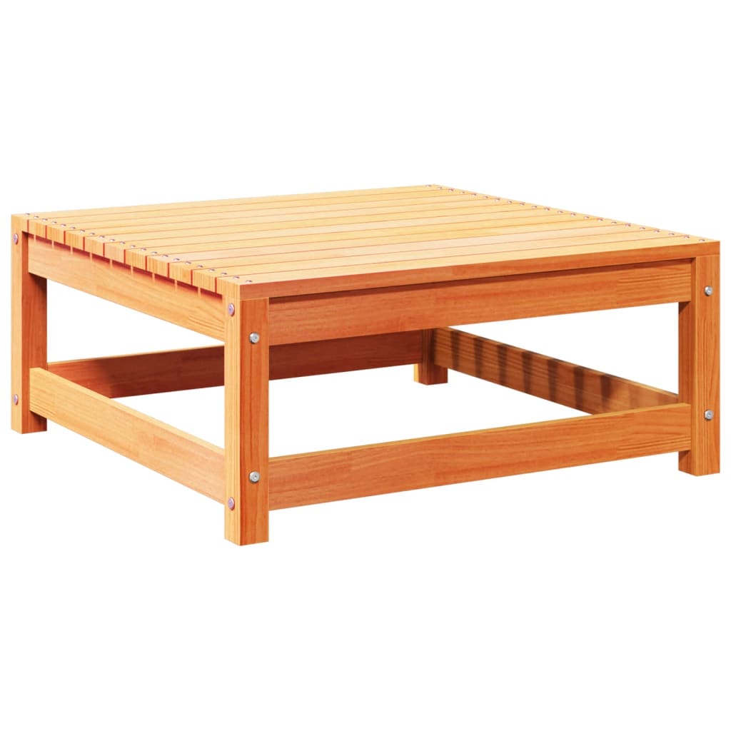 vidaXL Καναπές Κήπου Σετ 6 τεμ. Καφέ Μασίφ Ξύλο Πεύκου με Μαξιλάρια