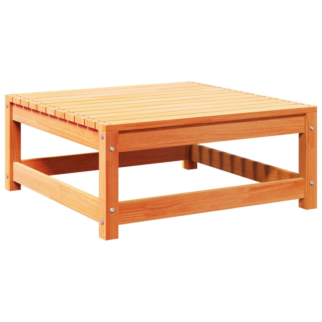 vidaXL Καναπές Κήπου Σετ 6 τεμ. Καφέ Μασίφ Ξύλο Πεύκου με Μαξιλάρια