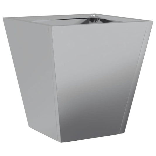 vidaXL Ζαρντινιέρα Κήπου 30x30x30 εκ. από Γαλβανισμένο Χάλυβα