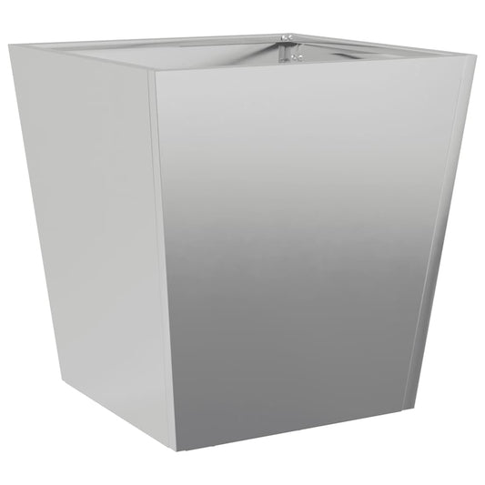 vidaXL Ζαρντινιέρα Κήπου 40x40x40 εκ. Γαλβανισμένο Χάλυβα