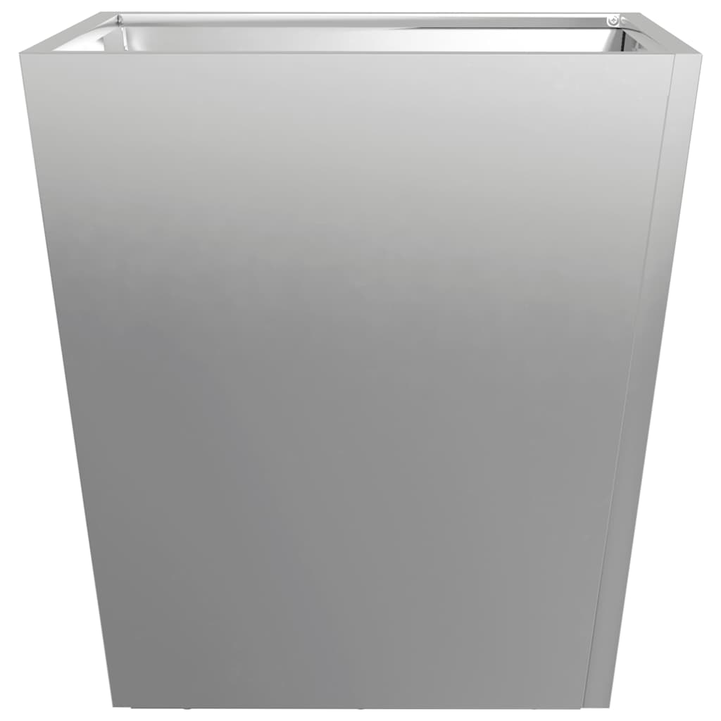 vidaXL Ζαρντινιέρα Κήπου 40x40x40 εκ. Γαλβανισμένο Χάλυβα