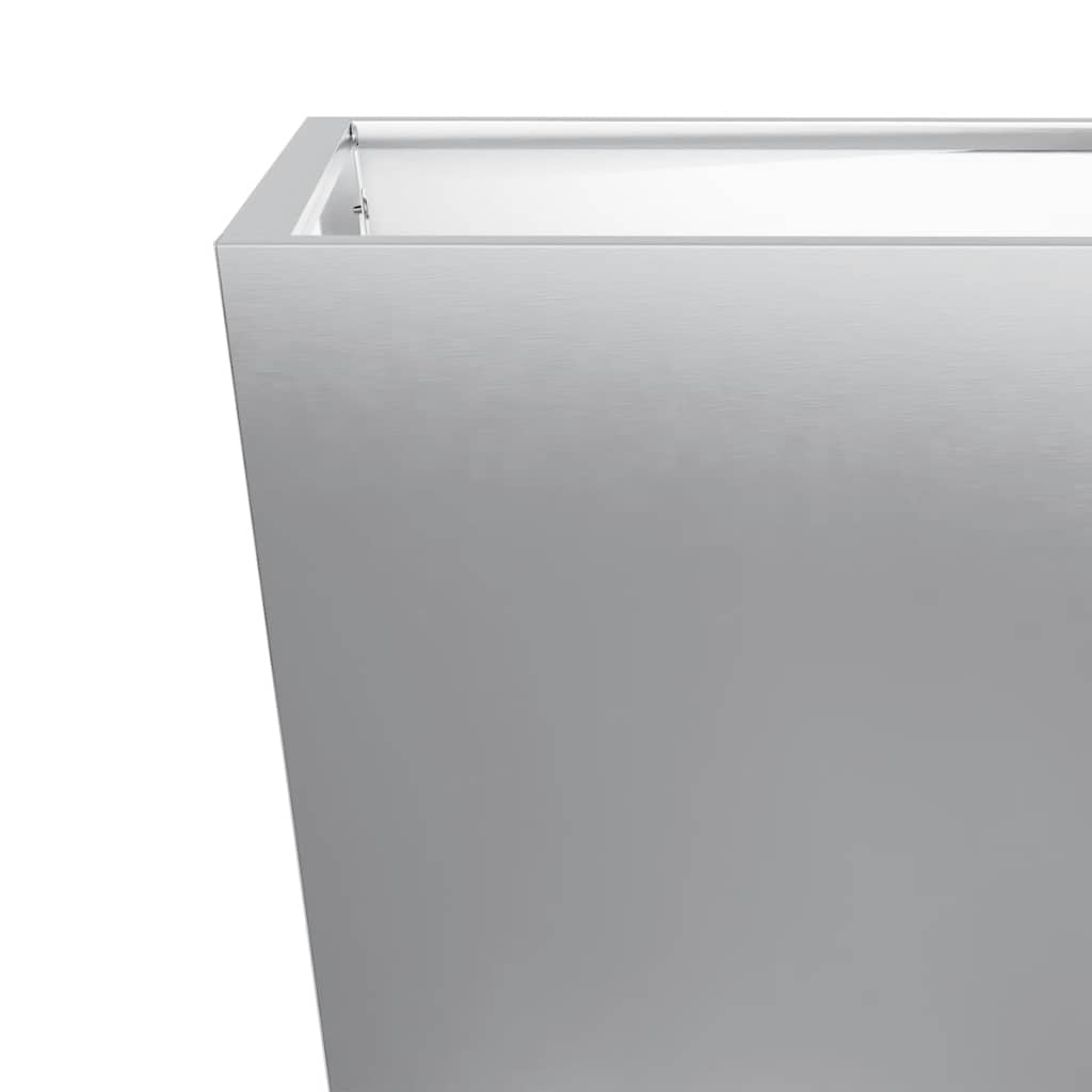vidaXL Ζαρντινιέρα Κήπου 40x40x40 εκ. Γαλβανισμένο Χάλυβα