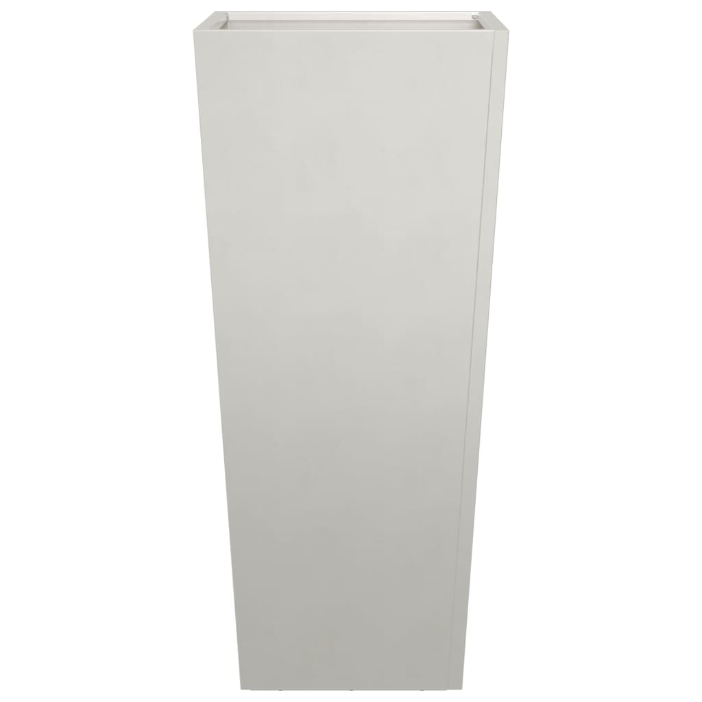 vidaXL Ζαρντινιέρα Κήπου 35x35x75 εκ. Ανοξείδωτο Ατσάλι