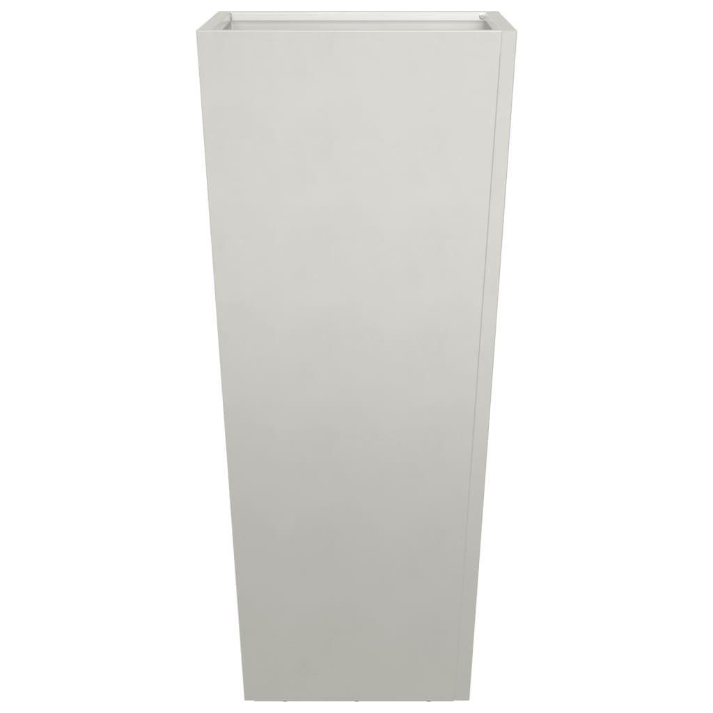 vidaXL Ζαρντινιέρα Κήπου 35x35x75 εκ. Ανοξείδωτο Ατσάλι