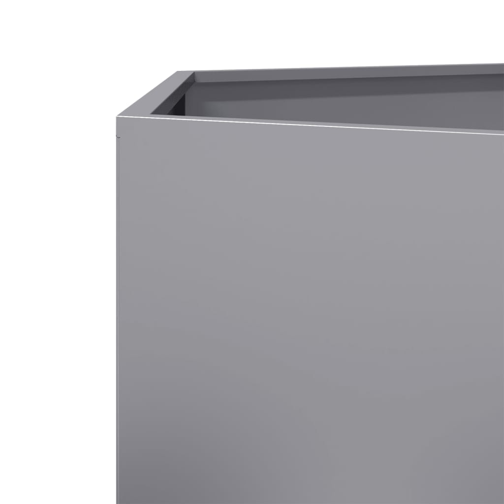 vidaXL Ζαρντινιέρες Κήπου 2τεμ Εξάγωνη 46x40x45 εκ Γαλβανισμένο Χάλυβα