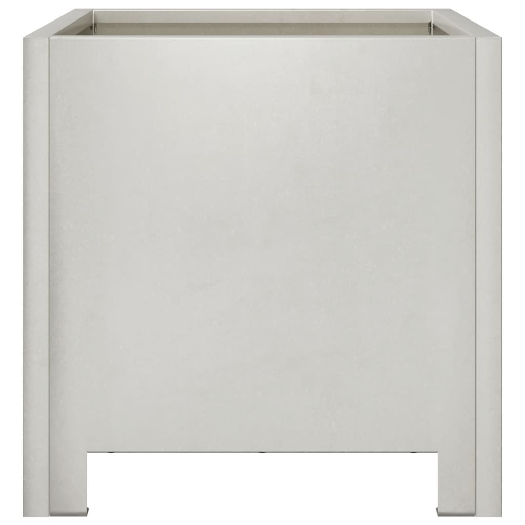 vidaXL Ζαρντινιέρα Κήπου 30x30x30 εκ. Ανοξείδωτο Ατσάλι