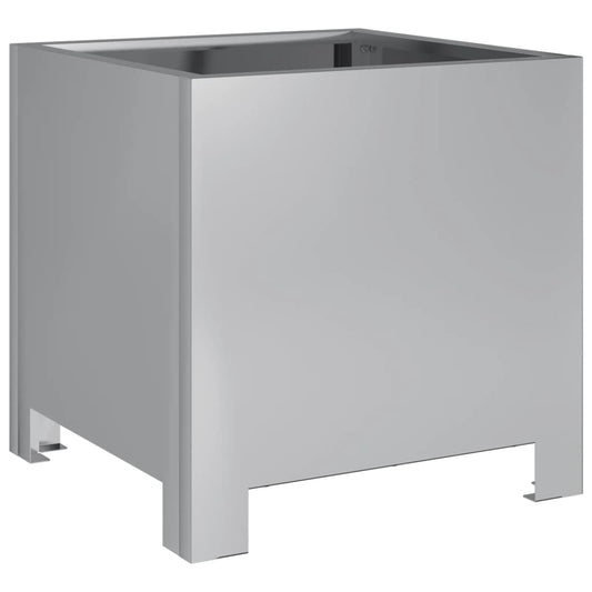 vidaXL Ζαρντινιέρα Κήπου 30x30x30 εκ. από Γαλβανισμένο Χάλυβα