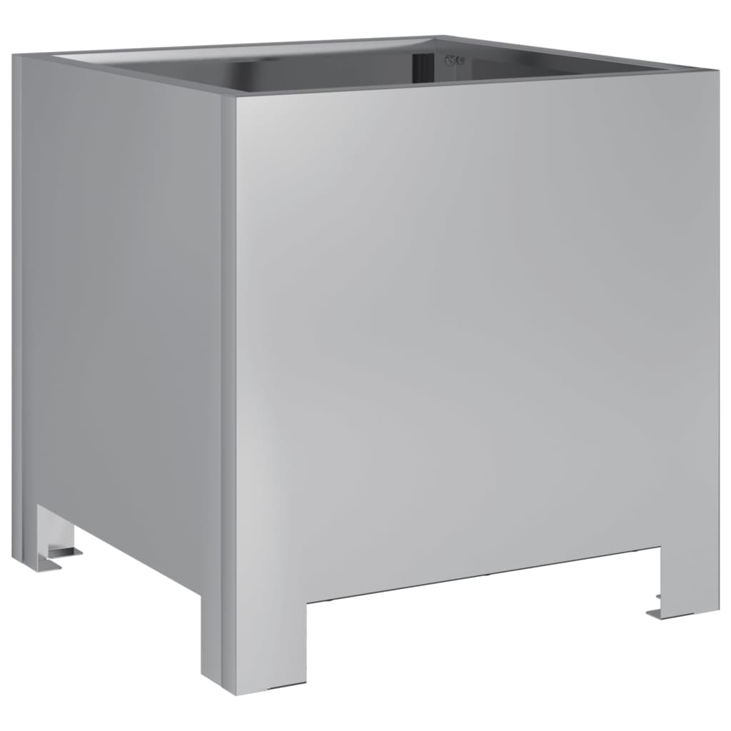 vidaXL Ζαρντινιέρες Κήπου 2 τεμ. 30x30x30 εκ. από Γαλβανισμένο Χάλυβα