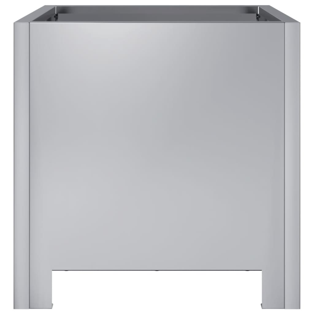 vidaXL Ζαρντινιέρες Κήπου 2 τεμ. 30x30x30 εκ. από Γαλβανισμένο Χάλυβα