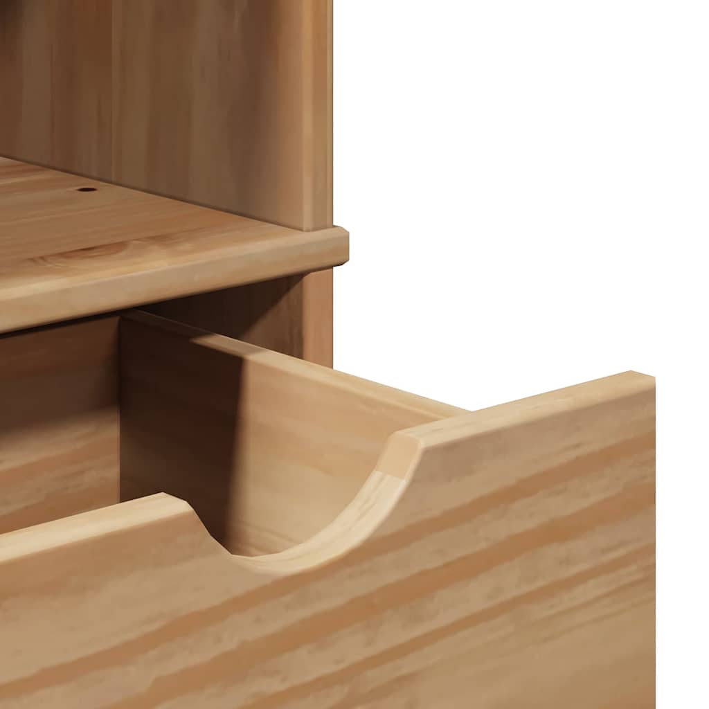 vidaXL Ντουλάπι Μπάνιου OTTA 35x30x159 εκ. Μασίφ Ξύλο Πεύκου