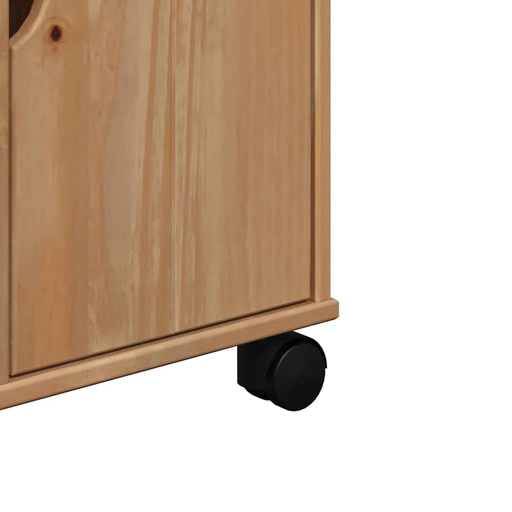 vidaXL Τρόλεϊ Κουζίνας OTTA 59x45x80 εκ. από Μασίφ Ξύλο Πεύκου