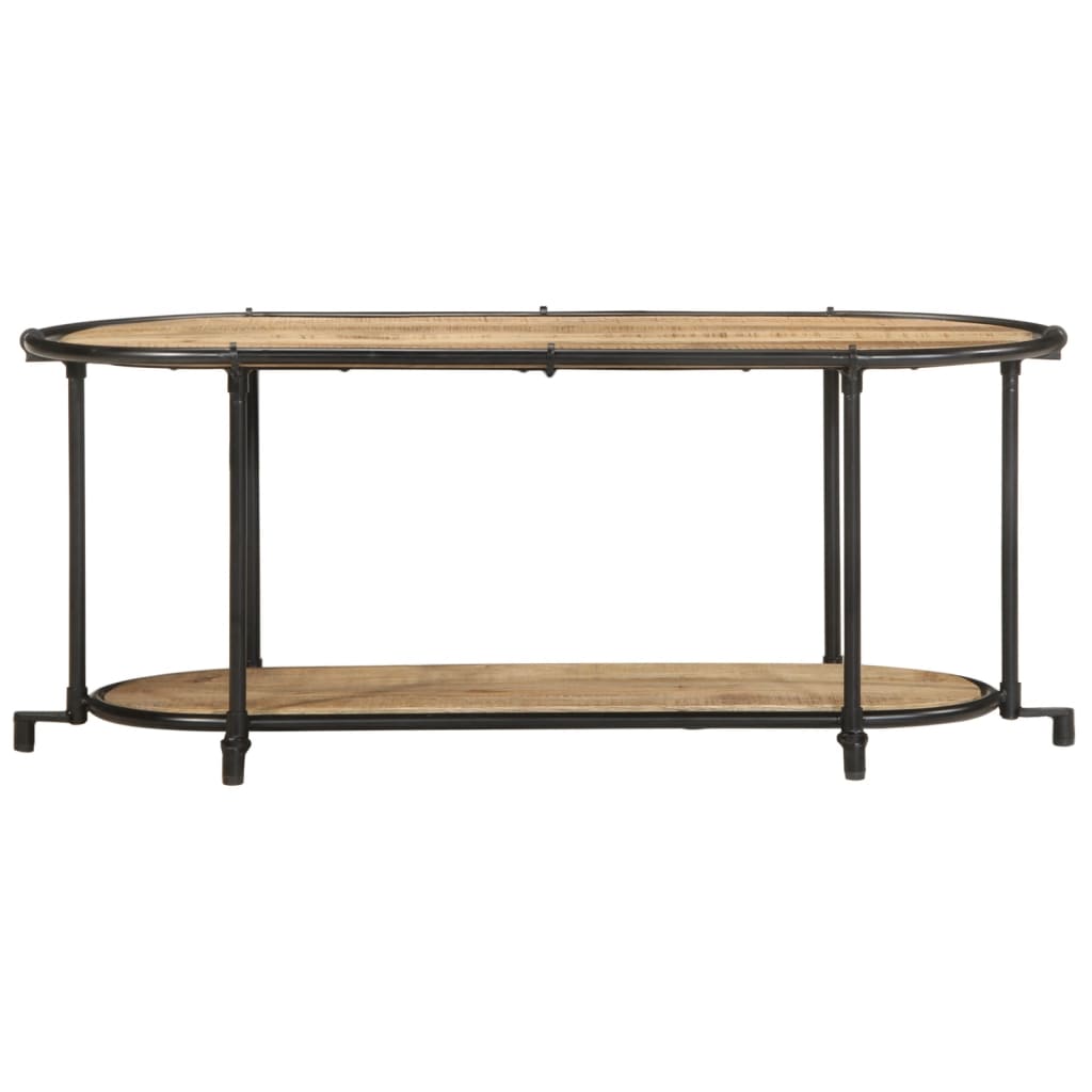 vidaXL Έπιπλο Τηλεόρασης 100x42x40 εκ. Μασίφ Ακατέργ. Ξύλο Μάνγκο