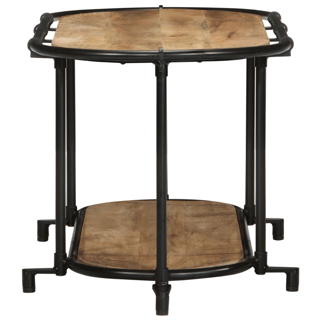 vidaXL Έπιπλο Τηλεόρασης 100x42x40 εκ. Μασίφ Ακατέργ. Ξύλο Μάνγκο