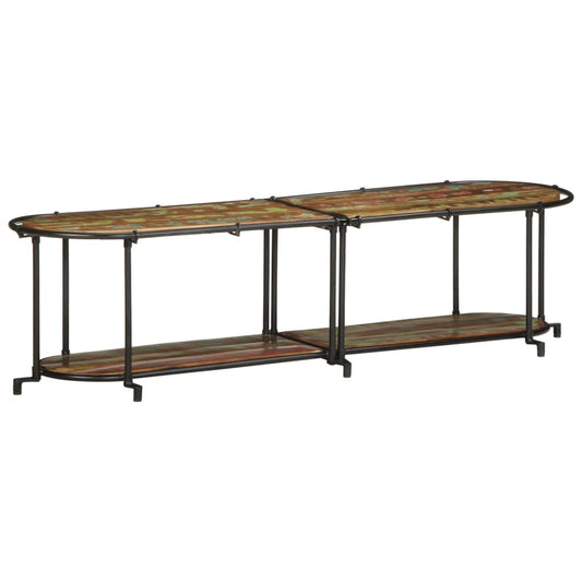 ντουλάπι τηλεόρασης vidaXL 160x42x40 cm από μασίφ ξύλο αναγεννημένο