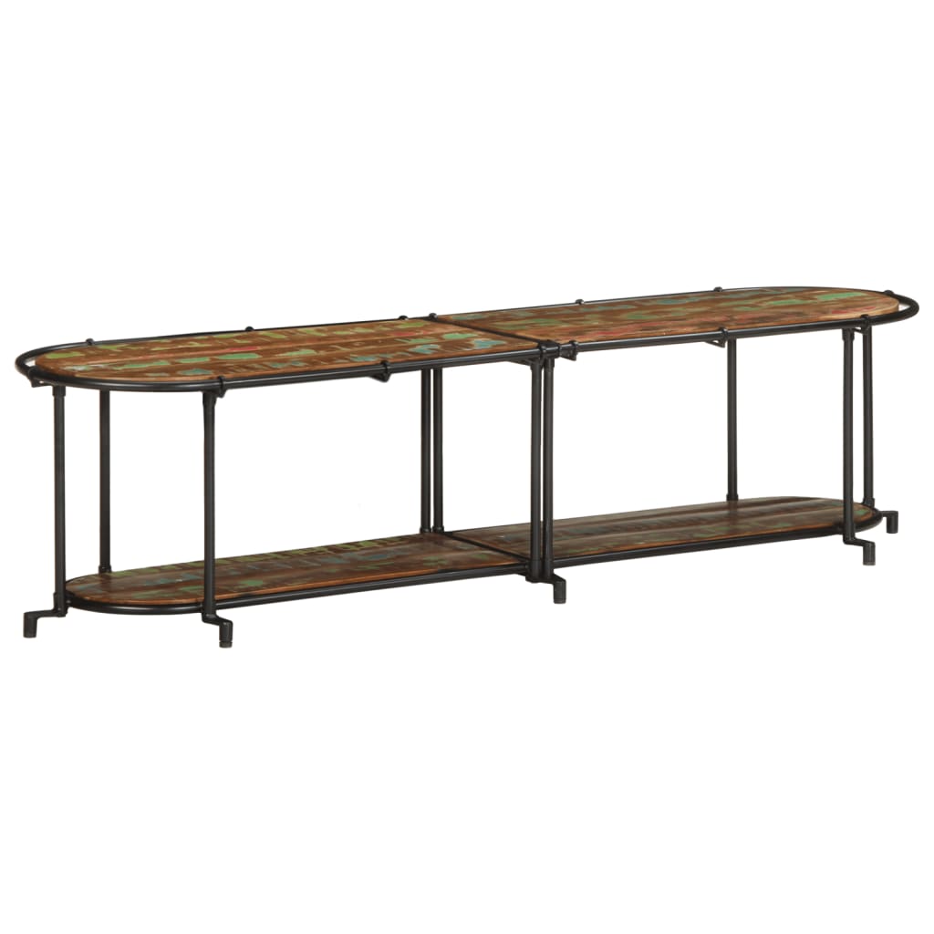 ντουλάπι τηλεόρασης vidaXL 160x42x40 cm από μασίφ ξύλο αναγεννημένο