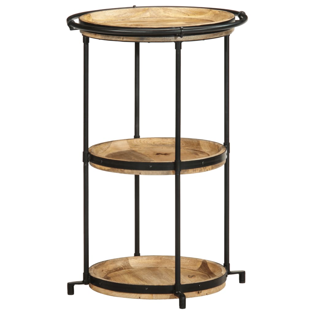 vidaXL Βοηθητικό Τραπέζι Ø55x83 εκ. από Μασίφ Ξύλο Μάνγκο