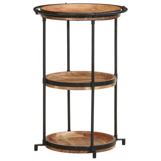 vidaXL Τραπεζάκι Βοηθητικό Ø55x83 εκ. από Μασίφ Ξύλο Ακακίας