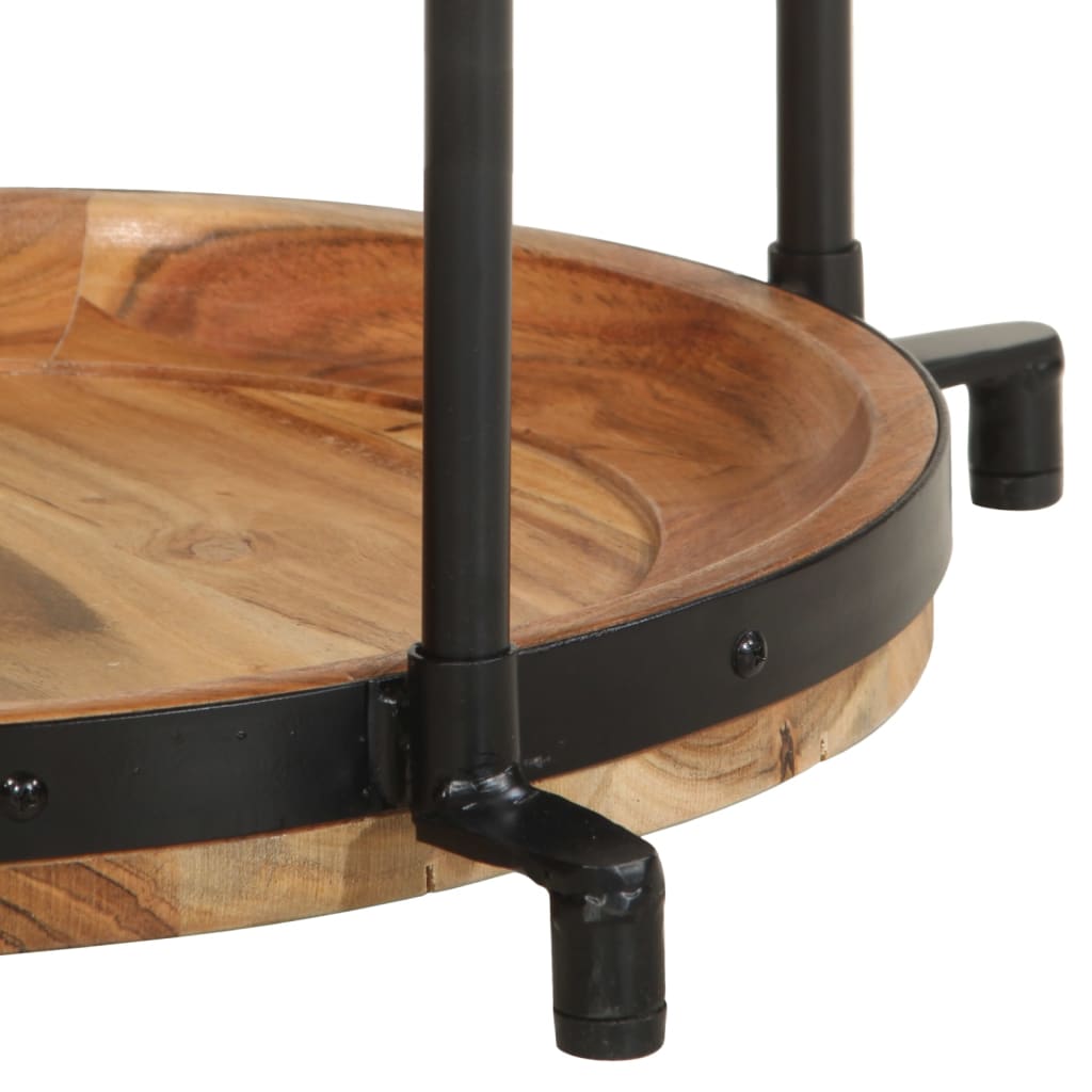 vidaXL Τραπεζάκι Βοηθητικό Ø55x83 εκ. από Μασίφ Ξύλο Ακακίας