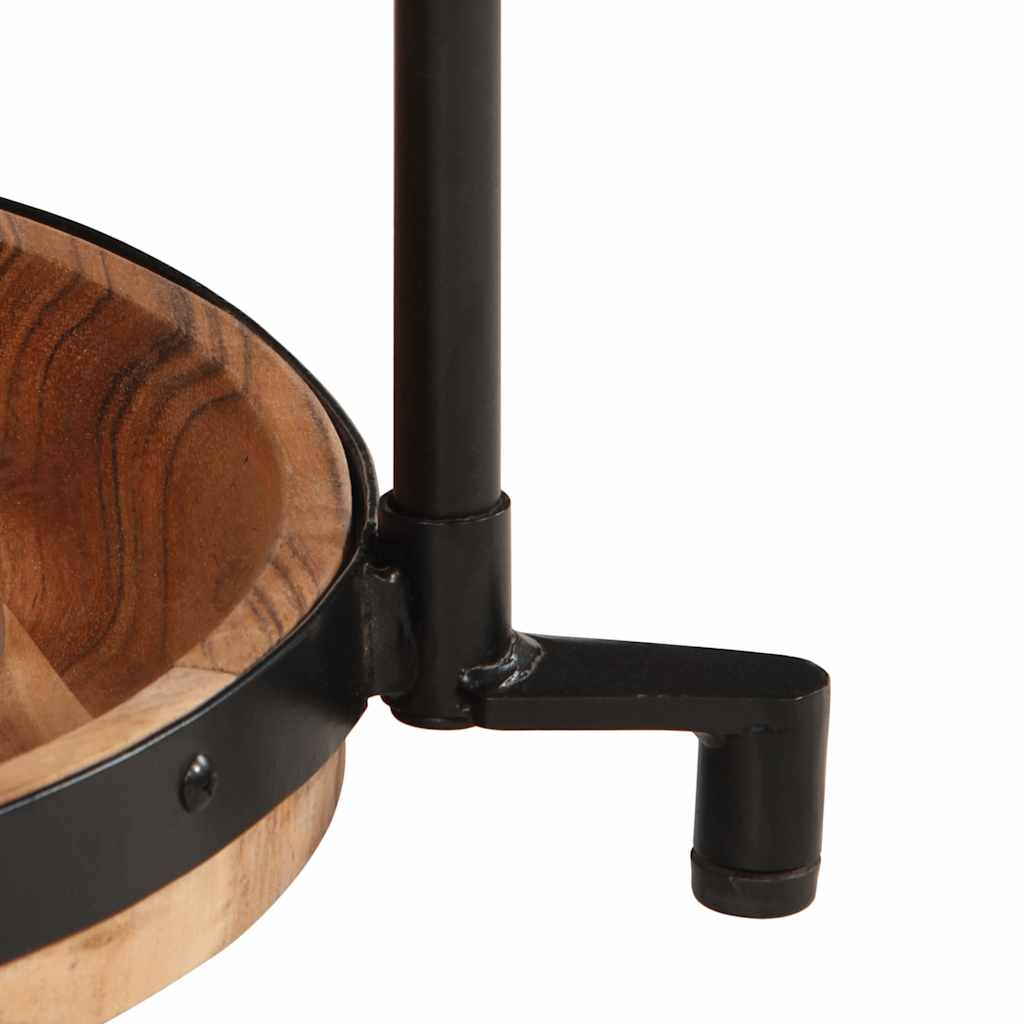 vidaXL Τραπεζάκι Ø55x60 cm μασίφ ξύλο ακακία