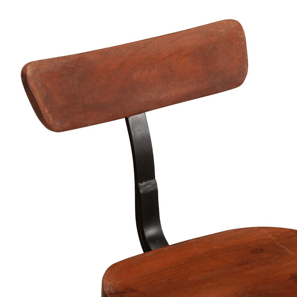 vidaXL Σκαμπό Μπαρ 2 τεμ. 49x43x88 εκ. από Μασίφ Ξύλο Μάνγκο