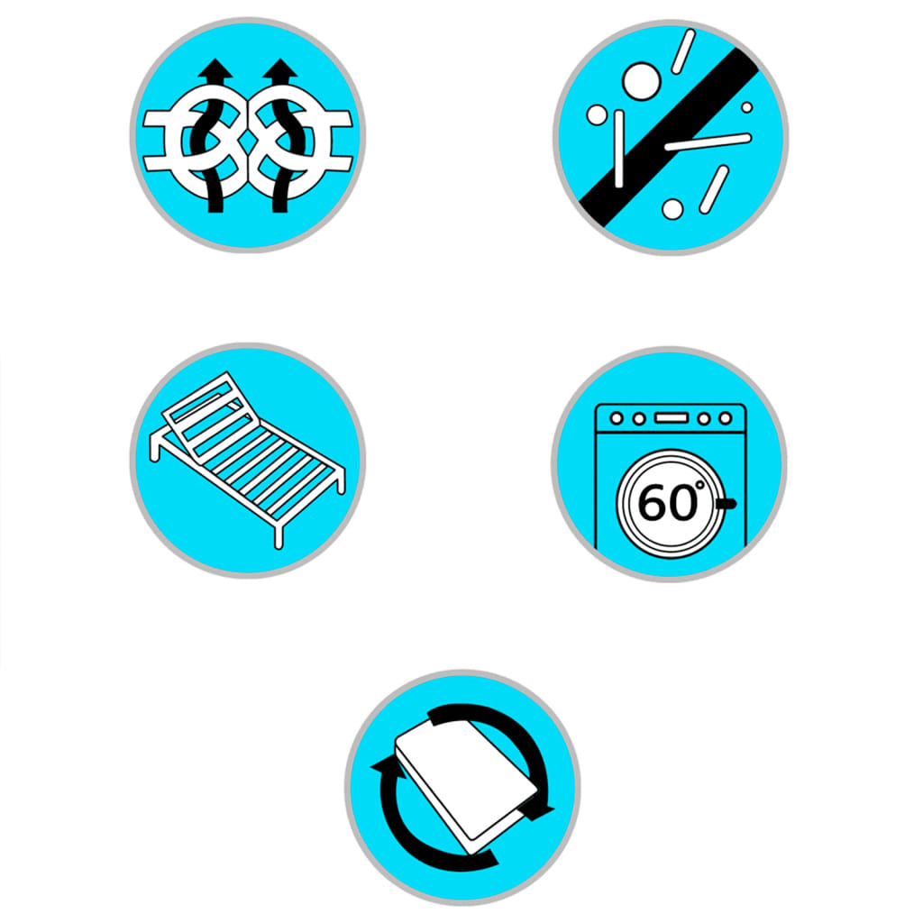 vidaXL Στρώμα Boxspring 160x80x20 εκ. μέτριας απαλότητας Υφασμάτινο