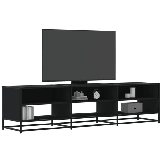 vidaXL Έπιπλο Τηλεόρασης Μαύρο 180x40x46 εκ. από Επεξεργασμένο Ξύλο