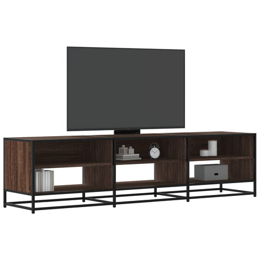 vidaXL Έπιπλο Τηλεόρασης Καφέ Δρυς 180x40x46 εκ. Επεξεργασμένο Ξύλο