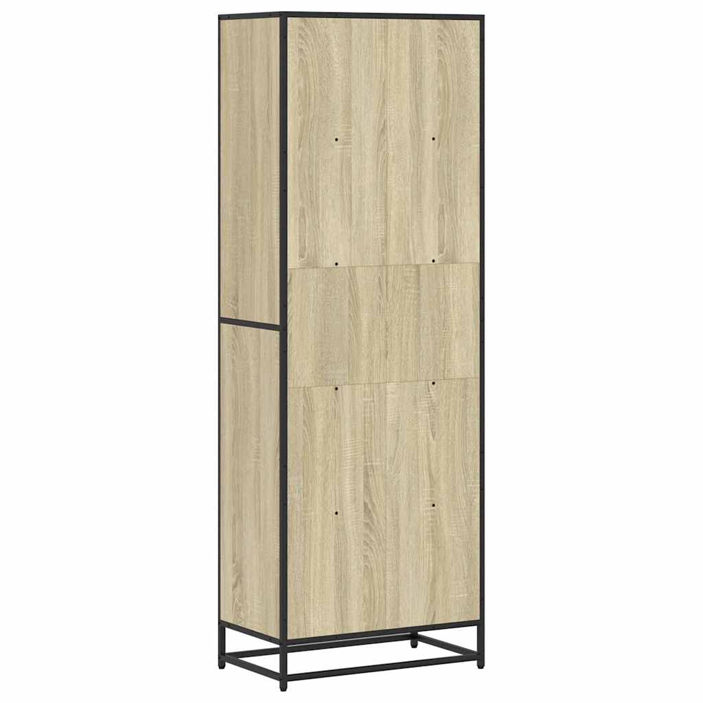 vidaXL Βιβλιοθήκη Sonoma Oak 60x35x170,5 cm Ξύλινη κατασκευή